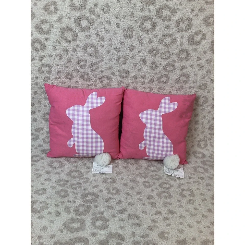 Pink Bunny RABBIT Pillows 10